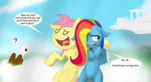 Flutter Dash and Rainbow Shy