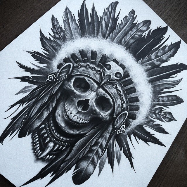 Skull/Headdress by herrerabrandon60 on DeviantArt
