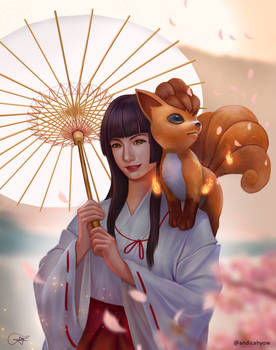 Priestess and Vulpix