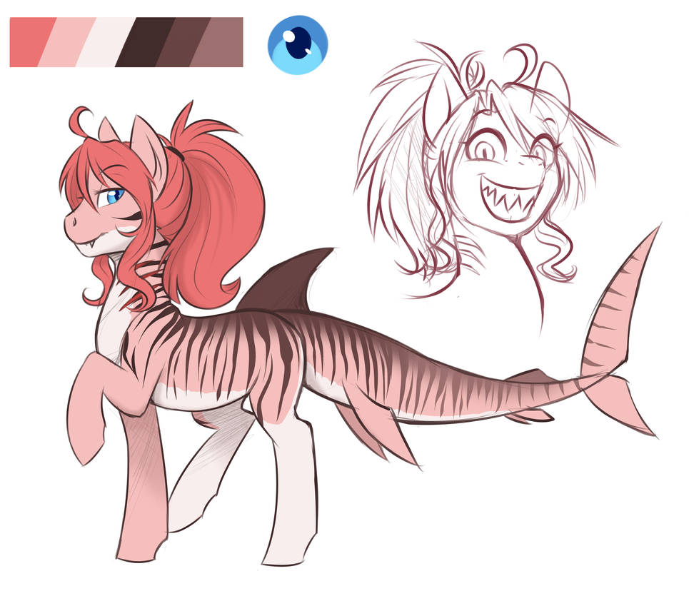 Deviantart Mlp Fish Shark Pony Fish Ponesona by AskBubbleLee on DeviantArt