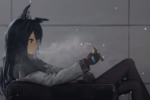 Depressed anime wolf girl by Neuraxworm47 on DeviantArt