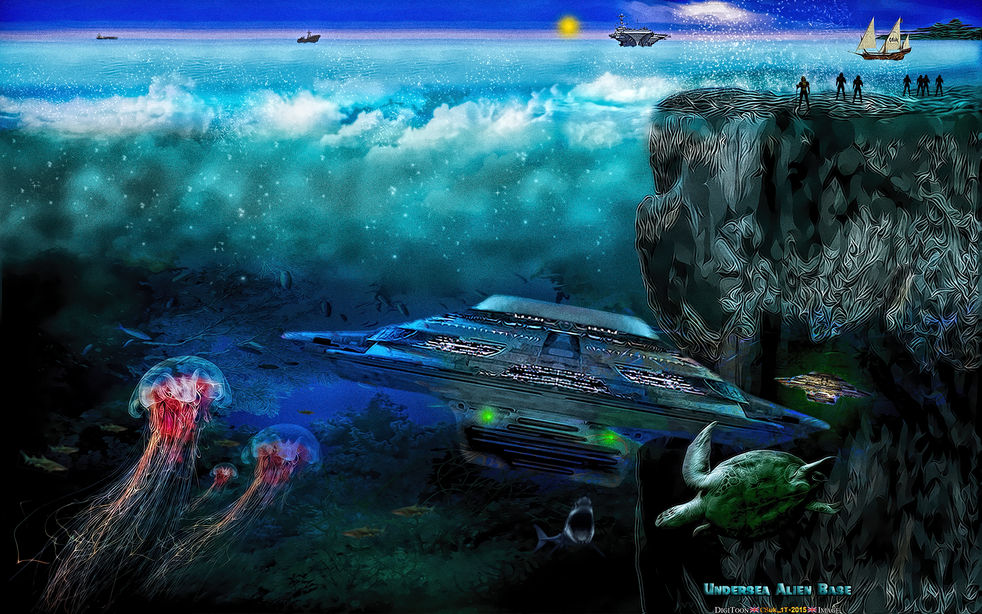 UNDERSEA ALIEN BASE