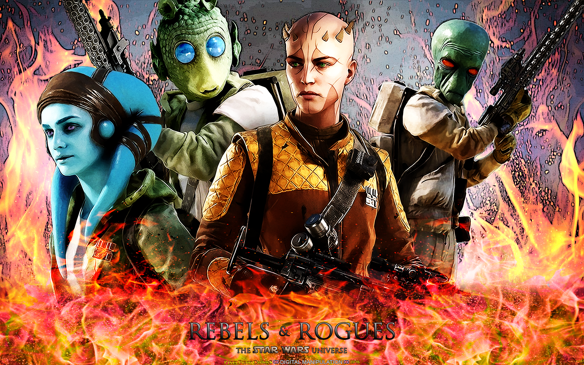 STAR WARS FANART: REBELS AND ROGUES