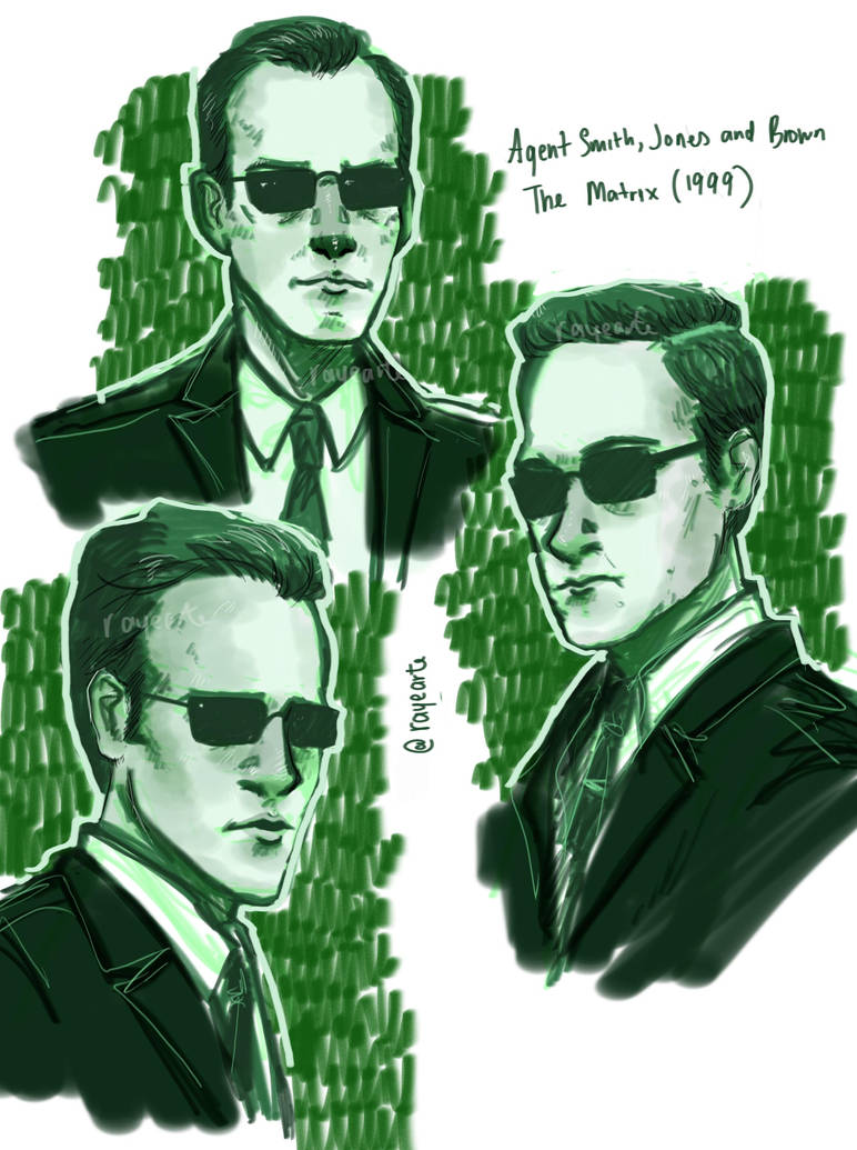 The Agents of The Matrix (1999) by RayeArte on DeviantArt