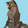 BALTO RENDER- Balto sitting down