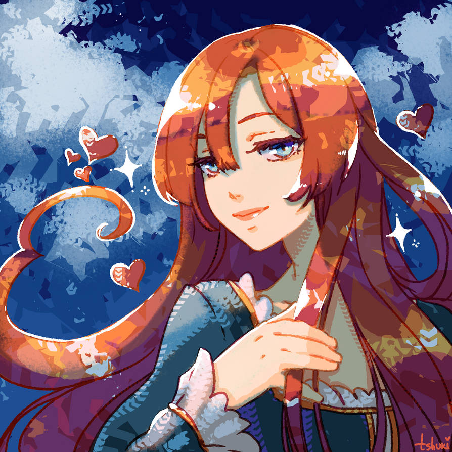 Experimental firealpaca bust +speedpaint by tshuki on DeviantArt