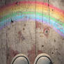 chucks and a rainbow