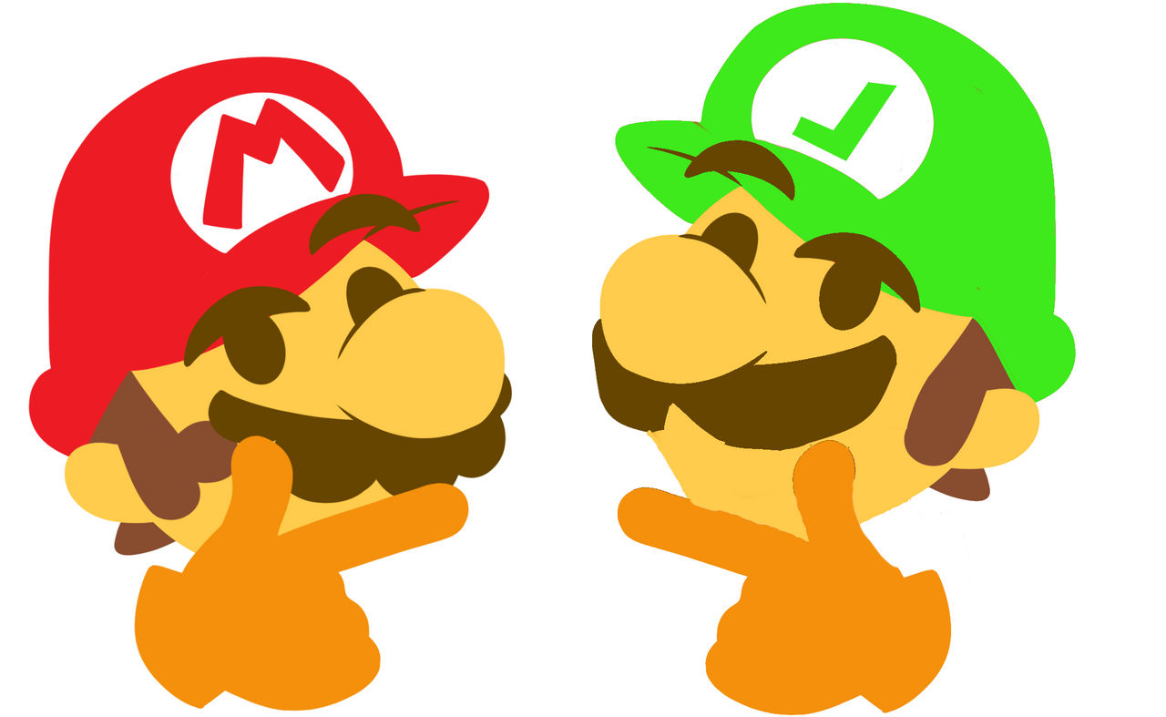 Mario Hinking Thinking Mario And Luigi ! by LeoPlaysYT on DeviantArt