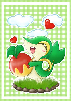 Snivy and Leppa Berry