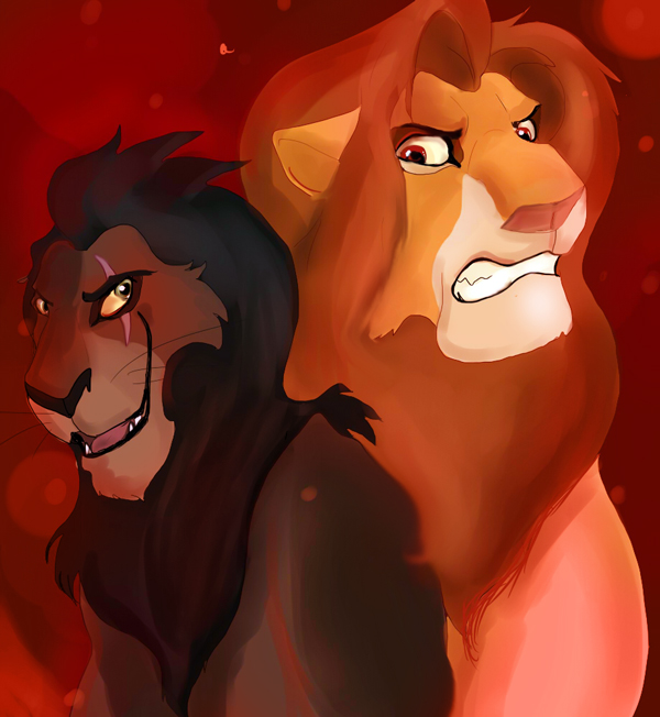 Scar and Simba