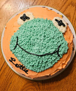 Kermit Birthday Cake