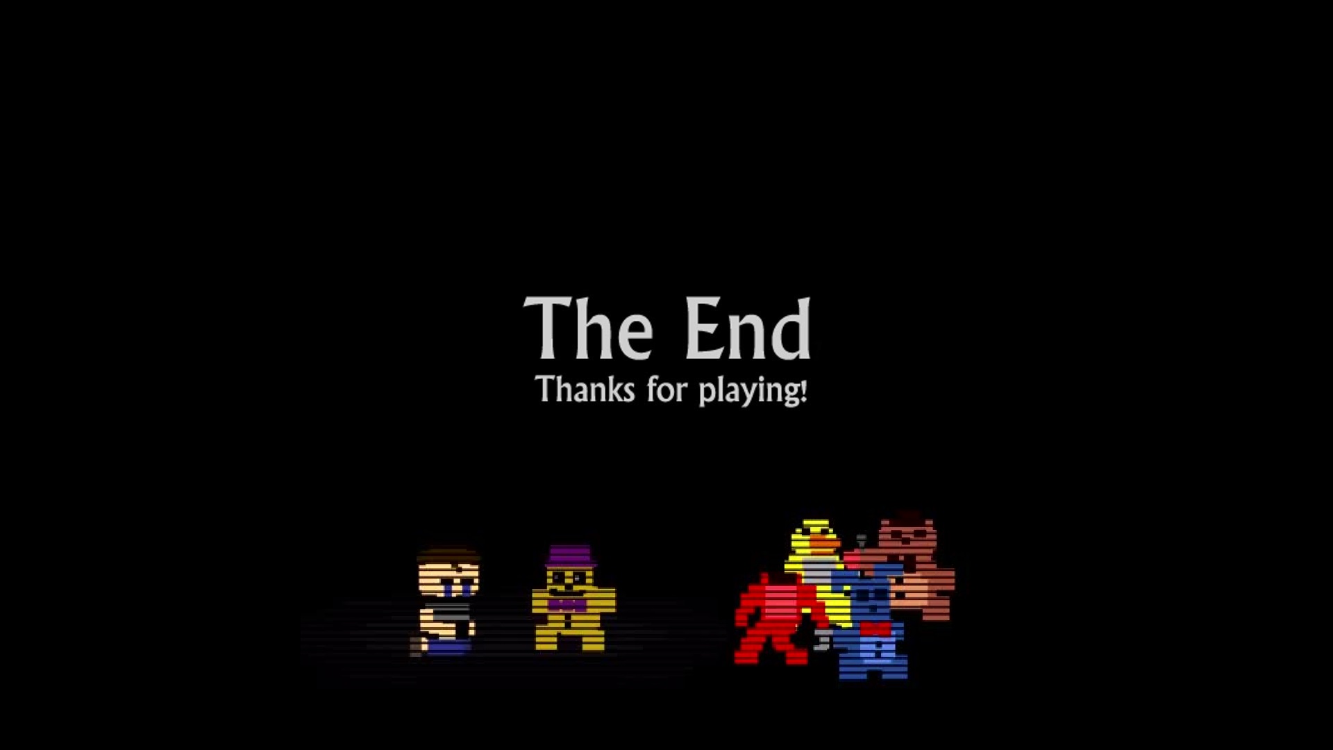 The End Thanks For Playing By Whitefoxyx On Deviantart The End Thanks For Playing By Whitefoxyx On Deviantart