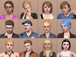 Life is Strange characters in Sims 3