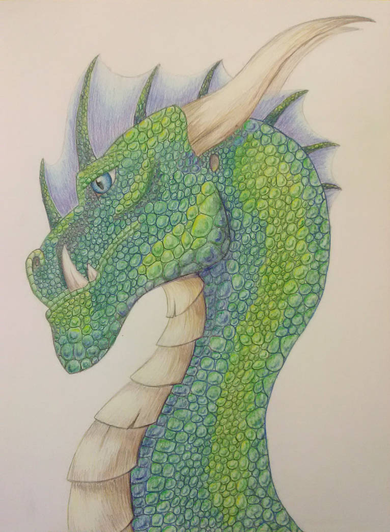 Green Scaly Dragon By Camkitty2 On Deviantart