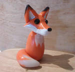 Fox (polymer clay) by Callia-Evergreen
