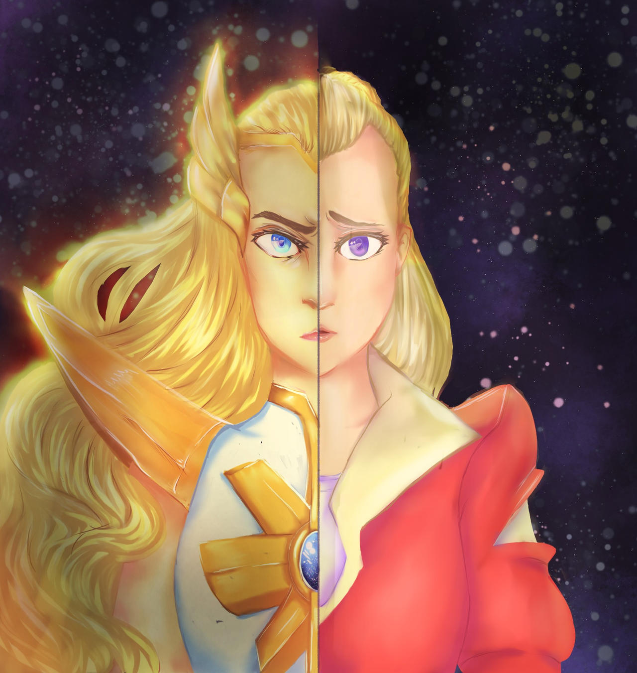 Adora/She-Ra by azure-artwork on DeviantArt