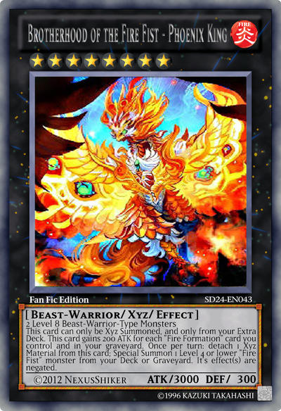 yugioh brotherhood of the fire fist deck Complete Custom for Yu-Gi-Oh! Mint / near mint condition trading card Brotherhood of the Fire Fist