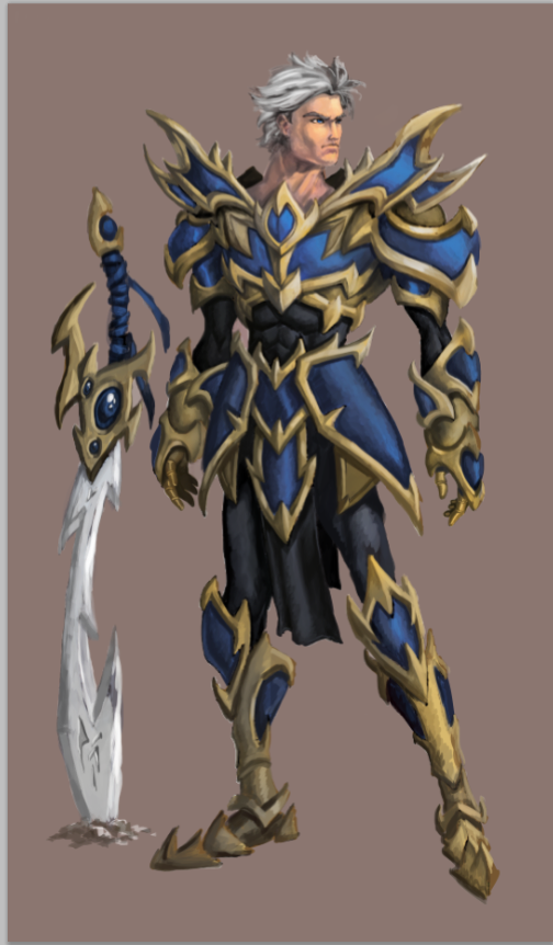 Blue Knight WIP 3