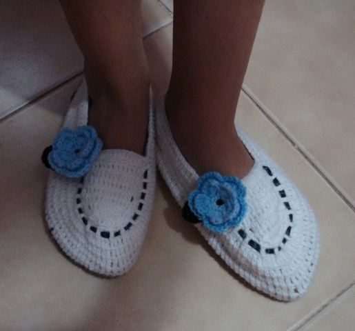 Crochet Shoes Summer roll