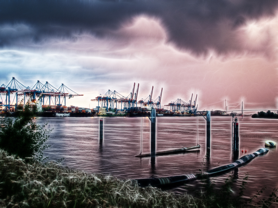 Hamburg harbour