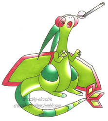 Pokemon-Amie Flygon