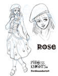 Rose Sketche by Piojote-EditoAmanita