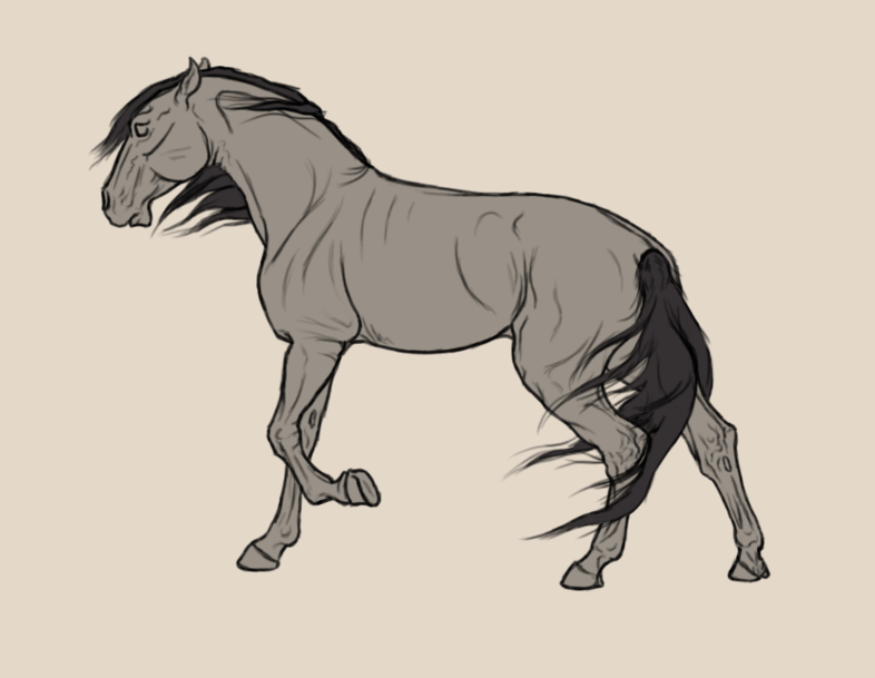 Running Horse WIP