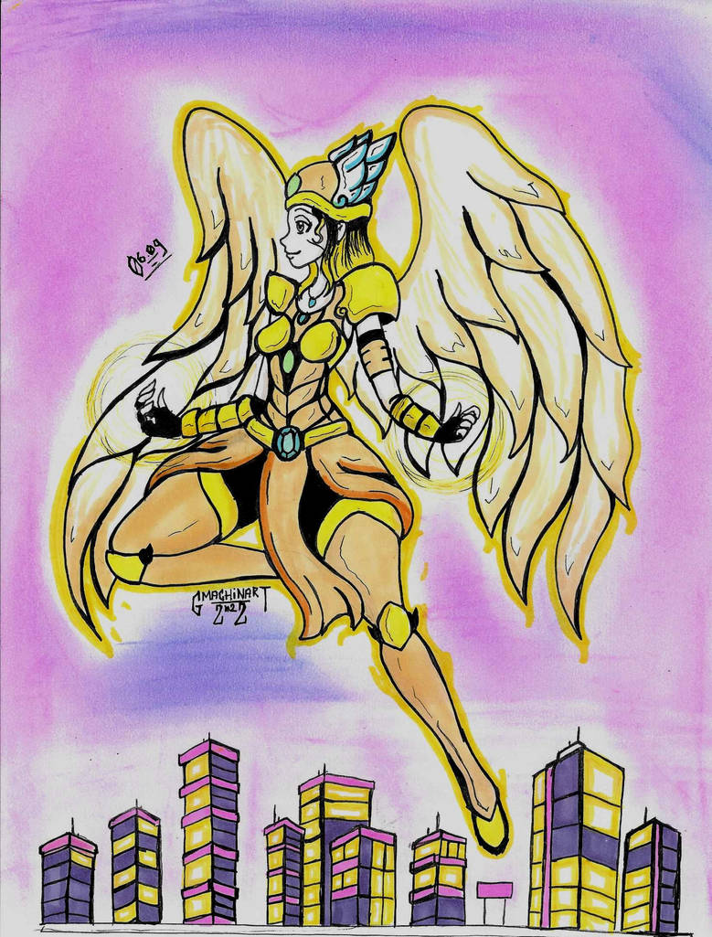 The Gold Valkyrie by GMachinart on DeviantArt