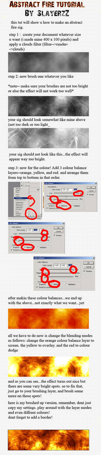 Abstract Fire Tut