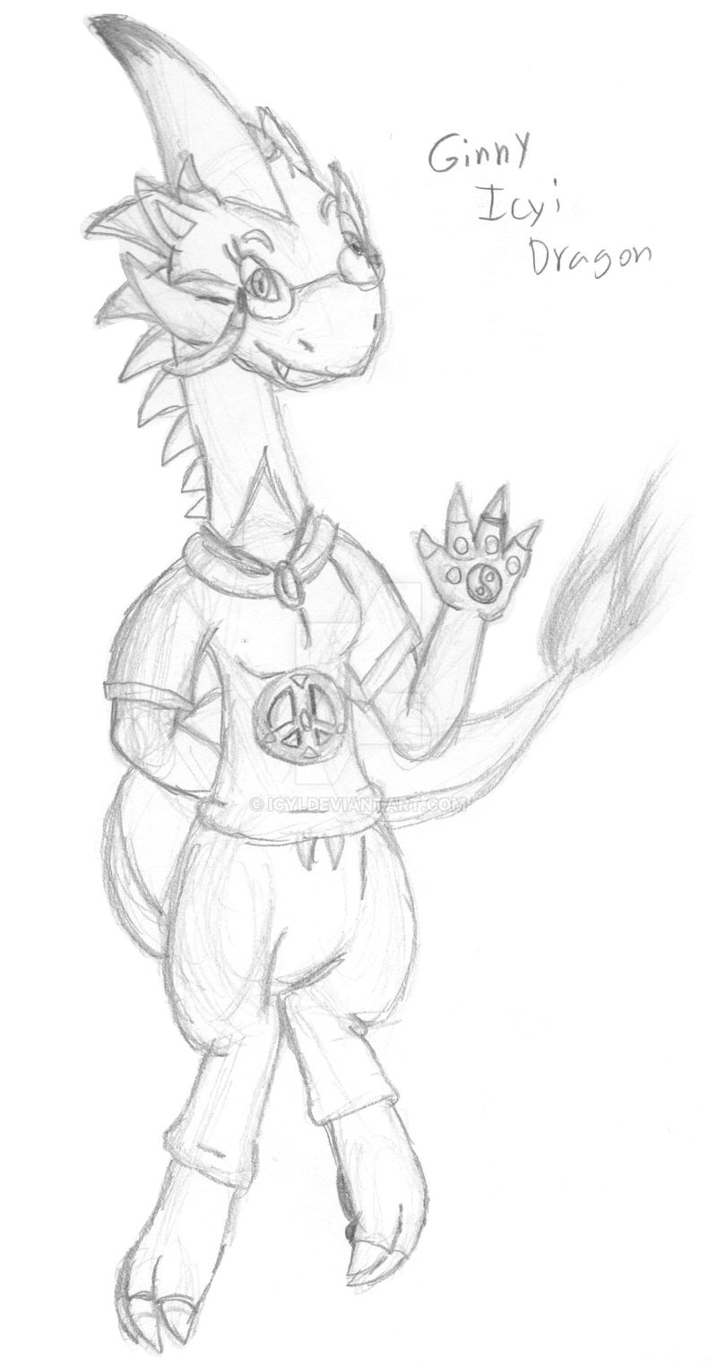 Ginny Icyi Dragon (HumanDragon form) by Icyi on DeviantArt