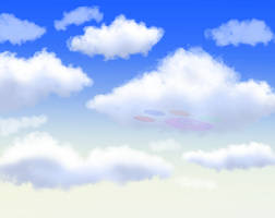 First Try of Drawing Clouds