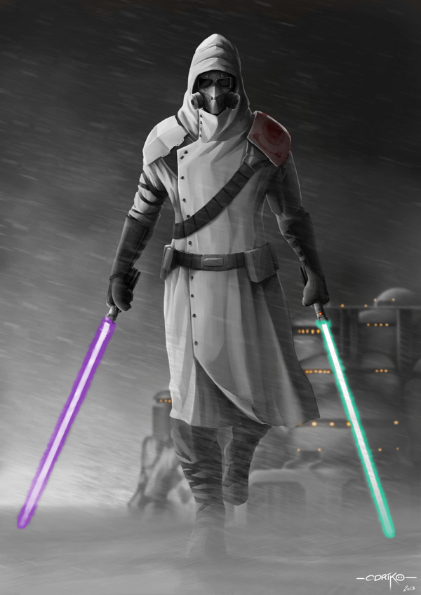 Gray Jedi Code Background by Mindrop
