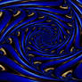 Lazuli Inlaid Spiral