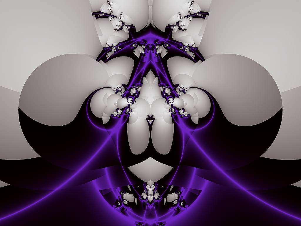 Purple White Abstract