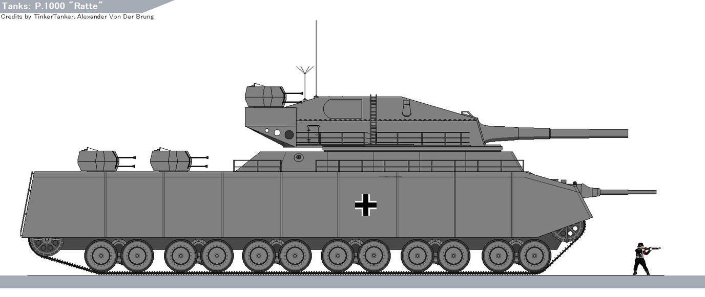 P.1000 (Ratte) by AlexanderVonDerBrung on DeviantArt