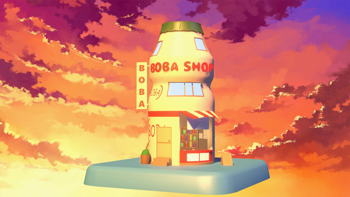Store Bot Boba Boba shop by Emzeragi on DeviantArt
