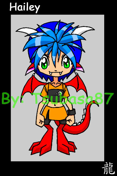 Hailey Ragon Dragon girl HAILEY by tsubasa87 on DeviantArt