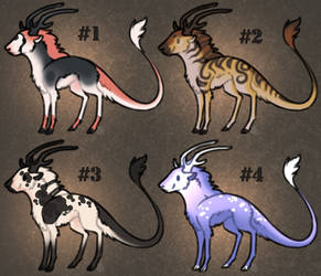 Kirin Adoptables #1 (3/4 OPEN)