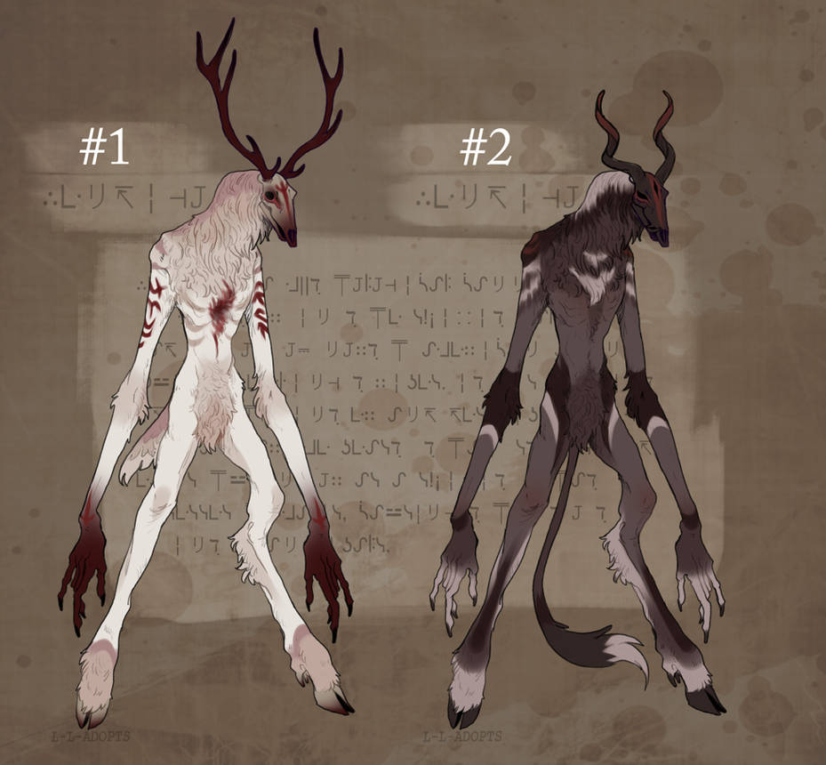 Deer Creature Adopts #1 (CLOSED) by ArcaneMerchant on DeviantArt