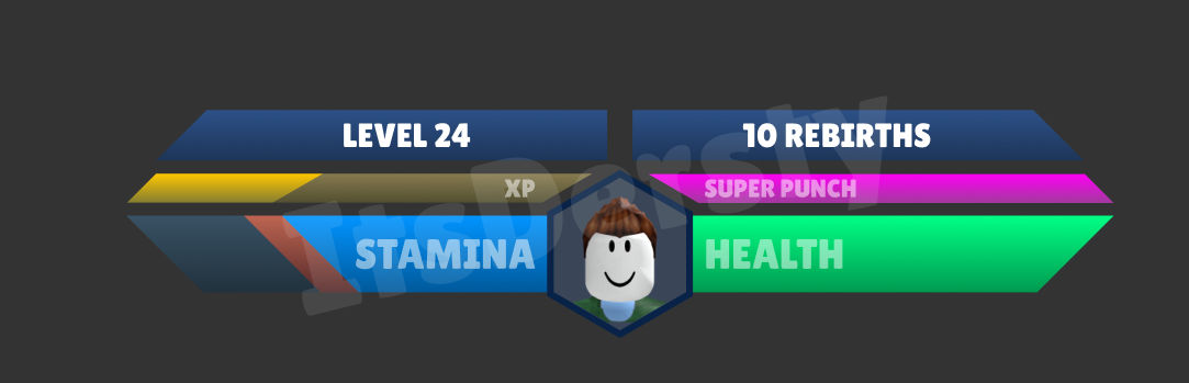 Roblox Simulator Player Stats UI by ItsDersty on DeviantArt