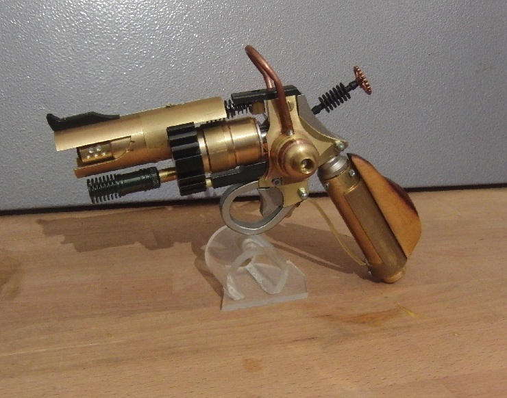 Clockpunk Revolver Steampunk Revolver by Anselmofanzero on DeviantArt