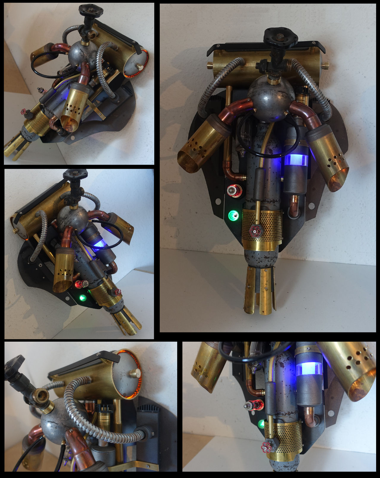 RetroScifi Steampunk Jetpack prop