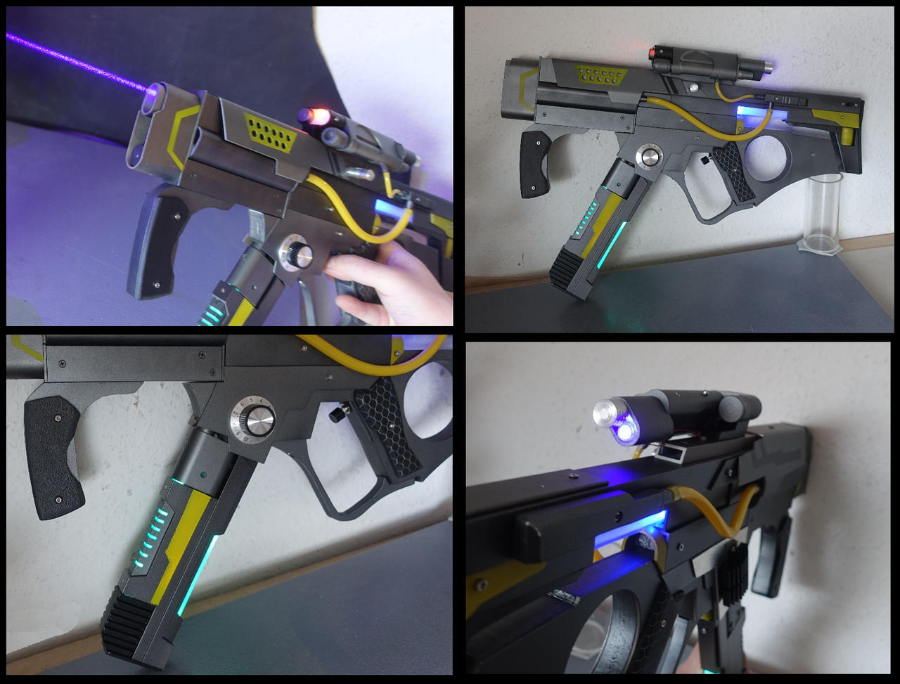 Cyberpunk SMG, modded Cyberpunk 2077 rifle by Anselmofanzero on DeviantArt