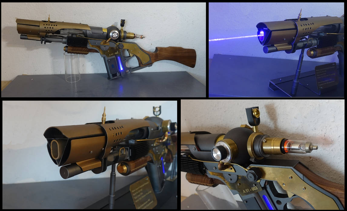 Retro Scifi Laser Rifle custom build by Anselmofanzero on DeviantArt
