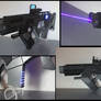 Custom cyberpunk SMG short film prop