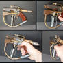 Futuristic Steampunk blaster