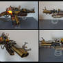 Double barrel space cowboy shotgun