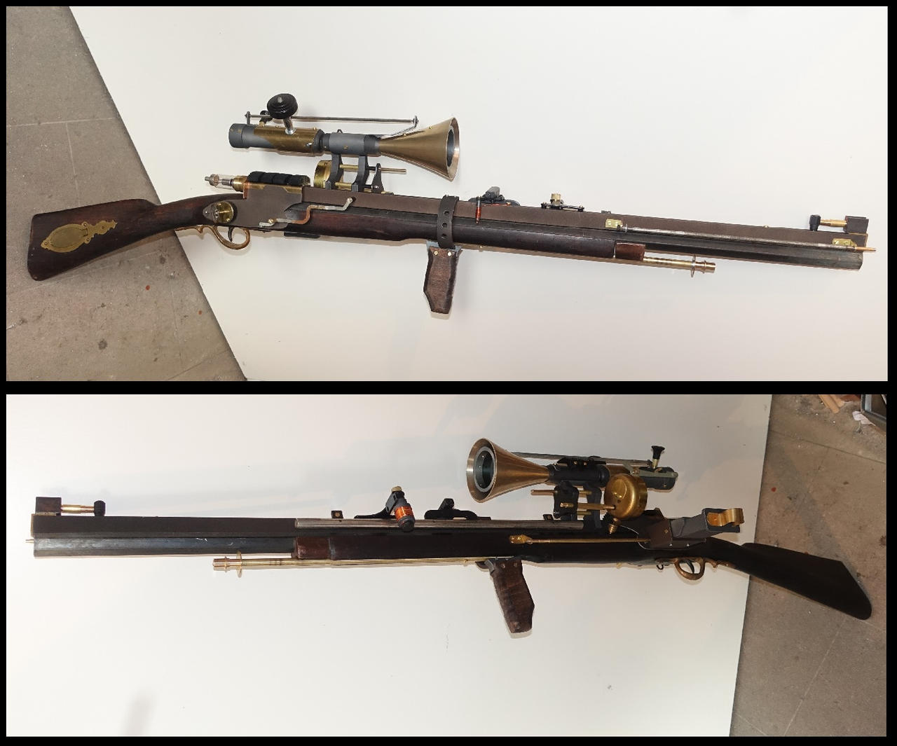 Steampunk hunting rifle prop by Anselmofanzero on DeviantArt