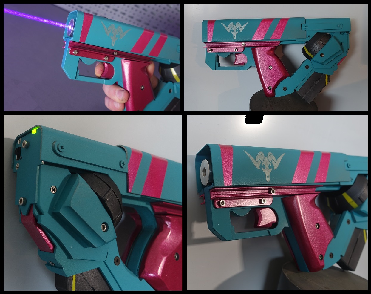 Custom made Cyberpunk 2077 handgun QUASAR