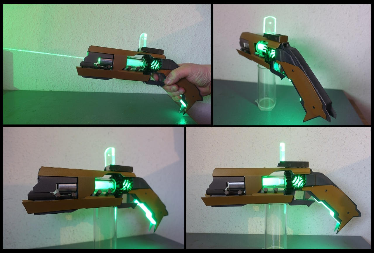 Custom lasergun made for a scifi photographer